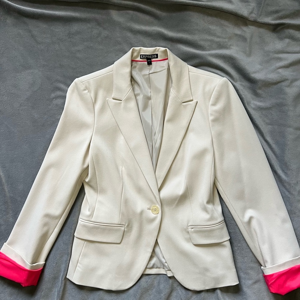Express Tan Blazer - Picture 2 of 5
